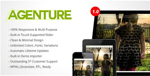 Agenture v4.0 - Ultimate Premium Multipurpose WordPress Theme