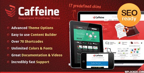 Caffeine v1.7.1 - Responsive WordPress Theme