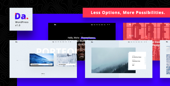 Da v1.0 - Creative Multi-Purpose WordPress Theme