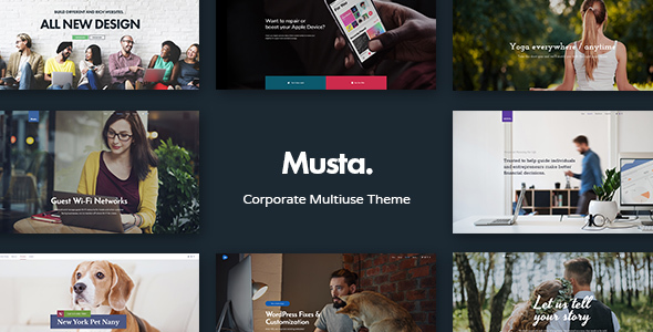 Musta v1.0 - Corporate Multiuse WordPress Theme