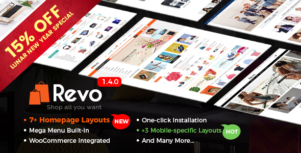 Revo v1.4.1 - Multi-Purpose Responsive WooCommerce Theme