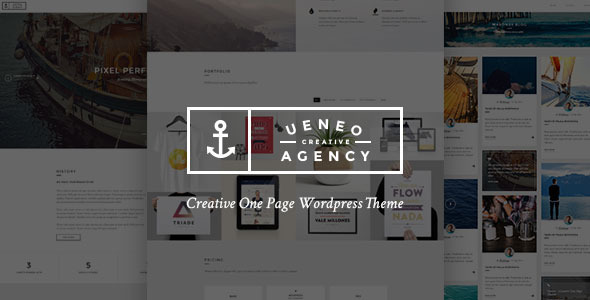 Ueneo v1.0.2 - Creative One Page Parallax WordPress Theme