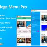 WP Mega Menu Pro v2.0.2 - Responsive Mega Menu Plugin