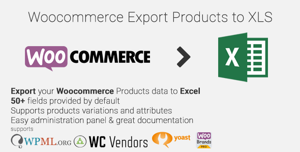 WooCommerce Export Products to XLS v0.5.9