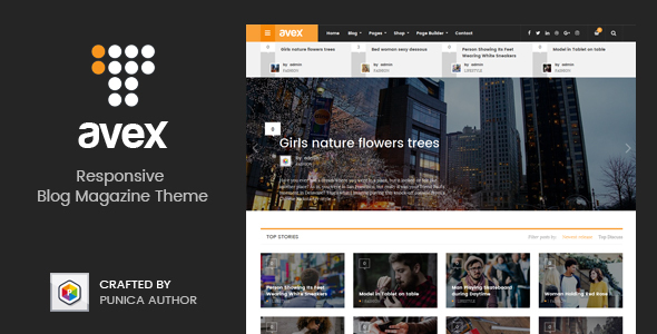 Avex v1.0.9 - WordPress Magazine Theme