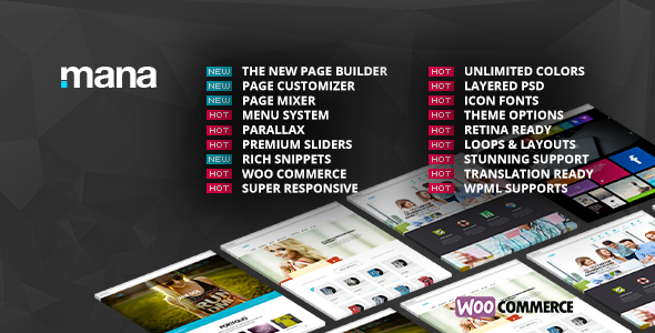 Mana v1.9.8 - Responsive Multi-Purpose Theme