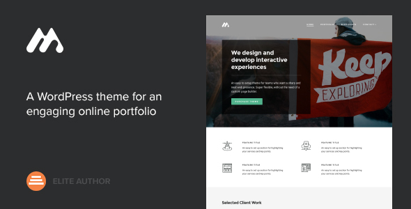 Meth v2.1.2 - A Minimal One Page Portfolio Theme