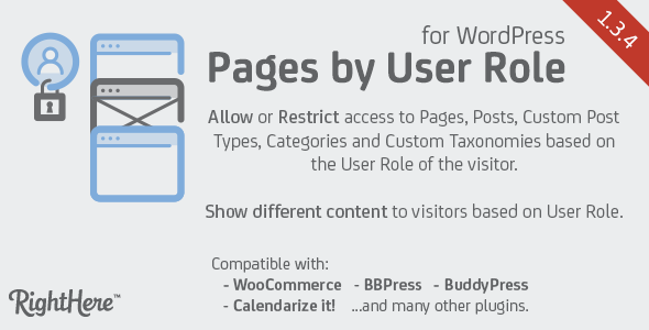 Pages by User Role for WordPress v1.3.5.77856