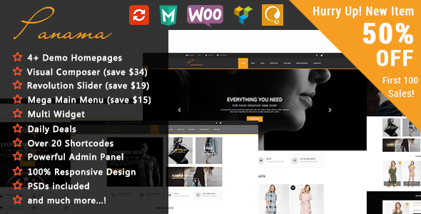 Panama v1.0 - Responsive WooCommerce WP Theme