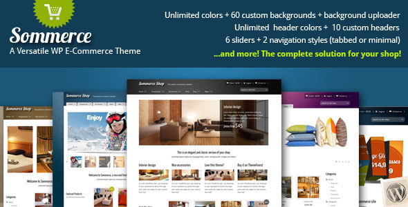 Sommerce Shop v3.1.0 - A Versatile E-commerce Theme