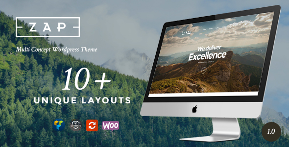 ZAP v1.4.0 - Creative & Multi-Concept WordPress Theme