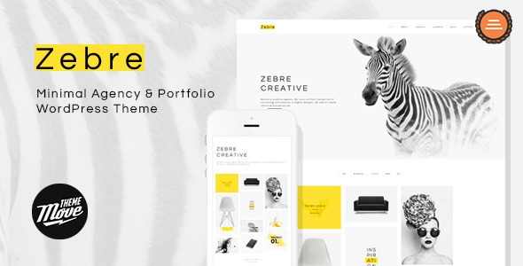 Zebre v1.3 - Minimal, Agency & Porfolio WP Theme