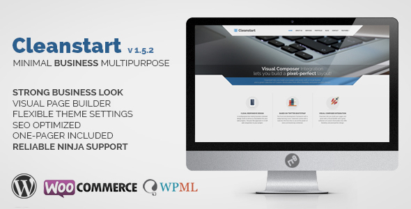 Cleanstart - Corporate Business WordPress Theme