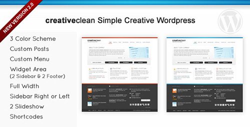 Creativeclean v2.0 - Simple Creative WordPress