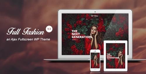 "Full Fashion v3.1" - an Ajax Fullscreen WP Theme