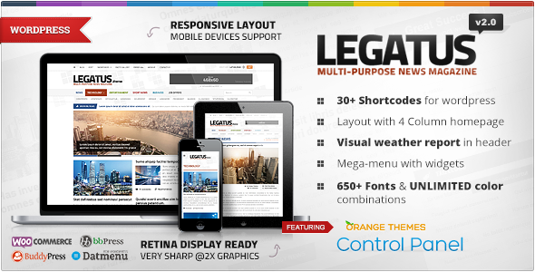 Legatus v2.2.0 - Responsive News/Magazine Theme