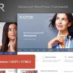 Razor v1.1.9.7: Cutting Edge WordPress Theme