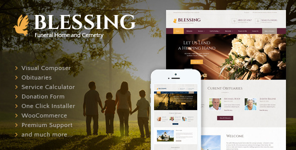 Blessing v2.2 - Funeral Home WordPress Theme