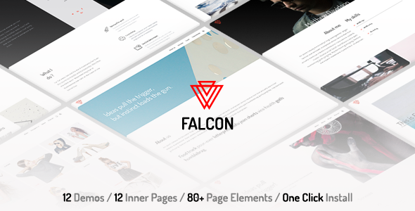 Falcon v1.0 - Clean & Minimal Multi-Purpose WordPress Theme