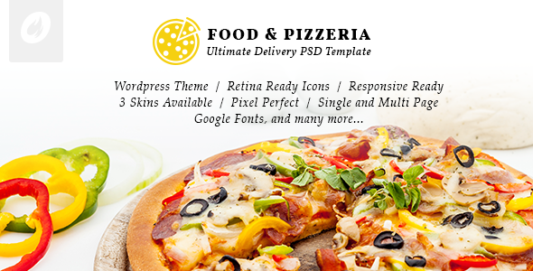 Food & Pizzeria v1.0.9 - Ultimate Delivery WordPress Theme