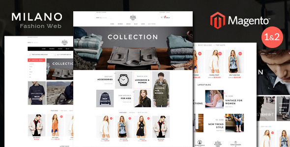 Milano v2.0 - Fashion Responsive Magento 1 & 2 Theme