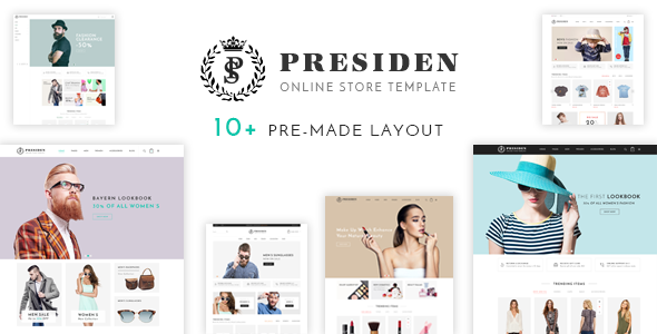 Presiden v1.0 - Multistore Responsive Magento Theme