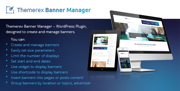 ThemeRex Banner Manager v1.1 - WordPress Plugin