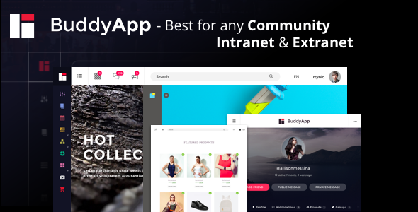 BuddyApp v1.5.1 â€“ Mobile First Community WordPress Theme