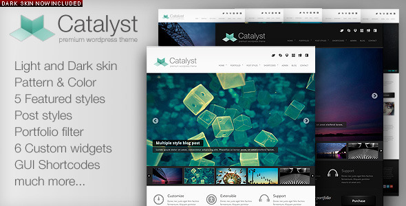 Catalyst v1.8 - WordPress Portfolio Theme