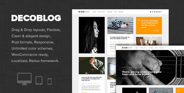 Decoblog v1.1 - Lifestyle / Personal Blog Theme