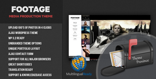 Footage v1.2 - A Photo & Video Production Theme