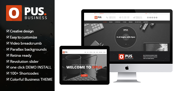 Opus Business v1.6 - Multipurpose Business WordPress Theme