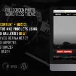 Photon v1.3.0 - Fullscreen Photography WordPress Theme