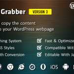 Web Grabber v3.0 - WordPress HTML Scraping Plugin