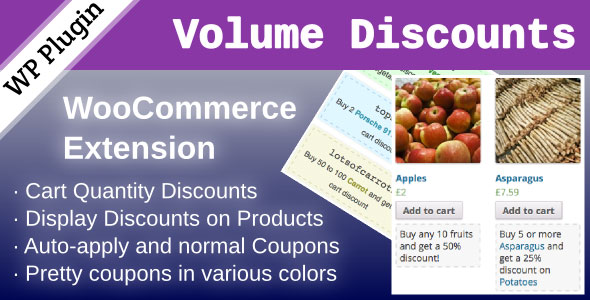 WooCommerce Volume Discount Coupons v1.3.0