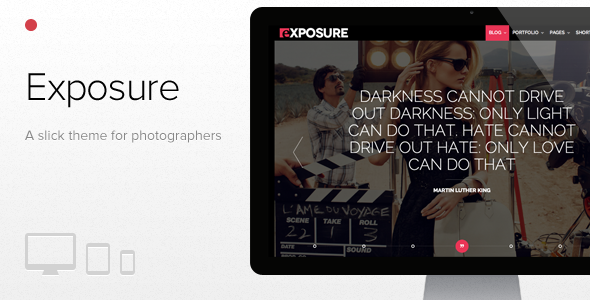 Exposure v1.1.8 - Fullscreen Responsive Photography theme