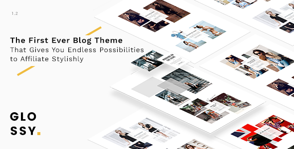 Glossy v1.1.0 - Fashion Blog Theme for Stylish Affiliation