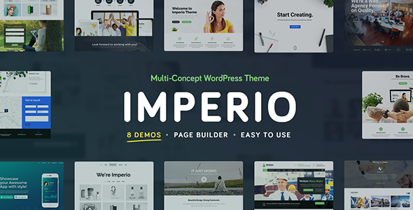 Imperio v1.6.1 - Business, E-Commerce, Portfolio & Photography WordPress Theme