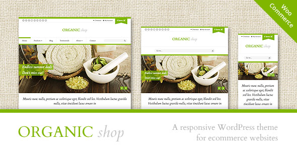 Organic Shop v2.7.5 - Responsive WooCommerce Theme