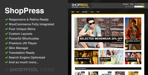 ShopPress v2.9.1 - Responsive WooCommerce Theme