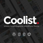 Coolist v1.2.1 - Infinite Scroll Magazine WordPress Theme