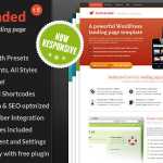 JustLanded v1.6.5 - WordPress Landing Page Theme