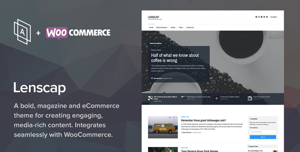 Lenscap v1.4.2 - Magazine and eCommerce Theme