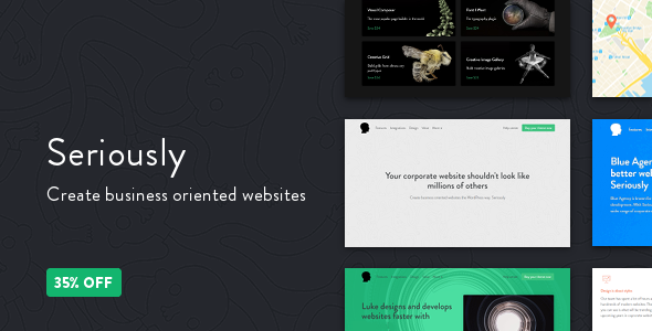 Seriously v1.0.1 - Business Multi-Purpose WordPress Website Builder