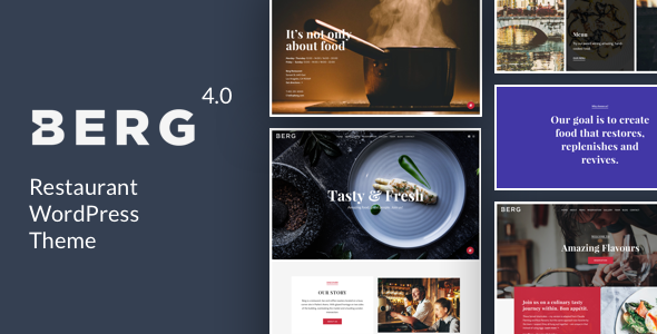 BERG v4.1.3 - Restaurant WordPress Theme