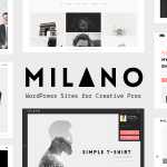 Milano v2.0 - Creative Minimal Portfolio & WooCommerce WordPress Theme