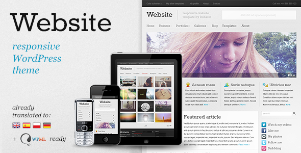 Website v6.0.1 - Responsive WordPress Theme