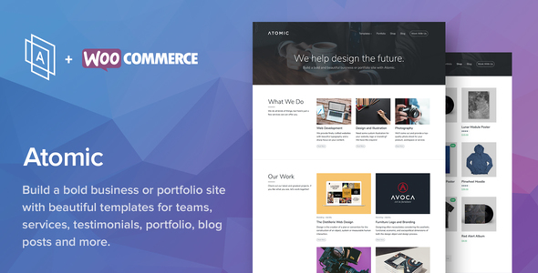 Atomic v2.2.8 - Bold Business and Portfolio WordPress Theme