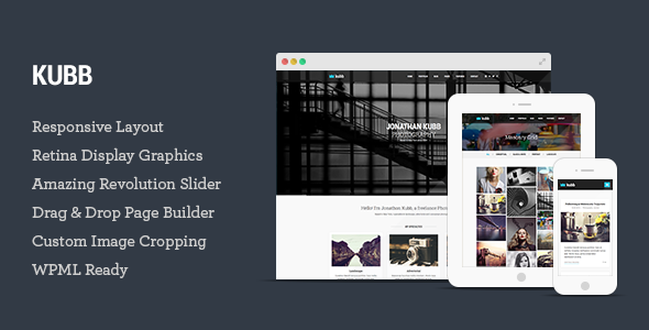 Kubb v2.0.10 - Photography & Magazine WordPress Theme