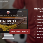 Real Soccer - Sport Clubs Responsive WP Theme